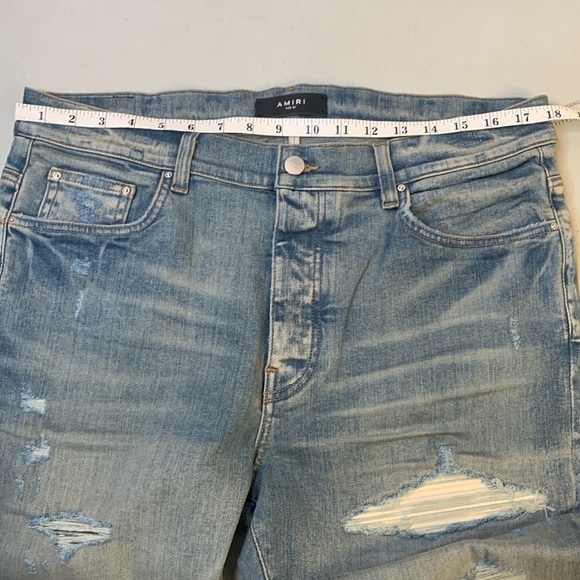 Amiri Mx1 Ultra-Suede Skinny Jeans Size 36 NWT - Picture 14 of 16